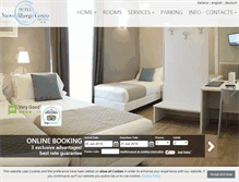 Tablet Screenshot of hotelcentrotrieste.it